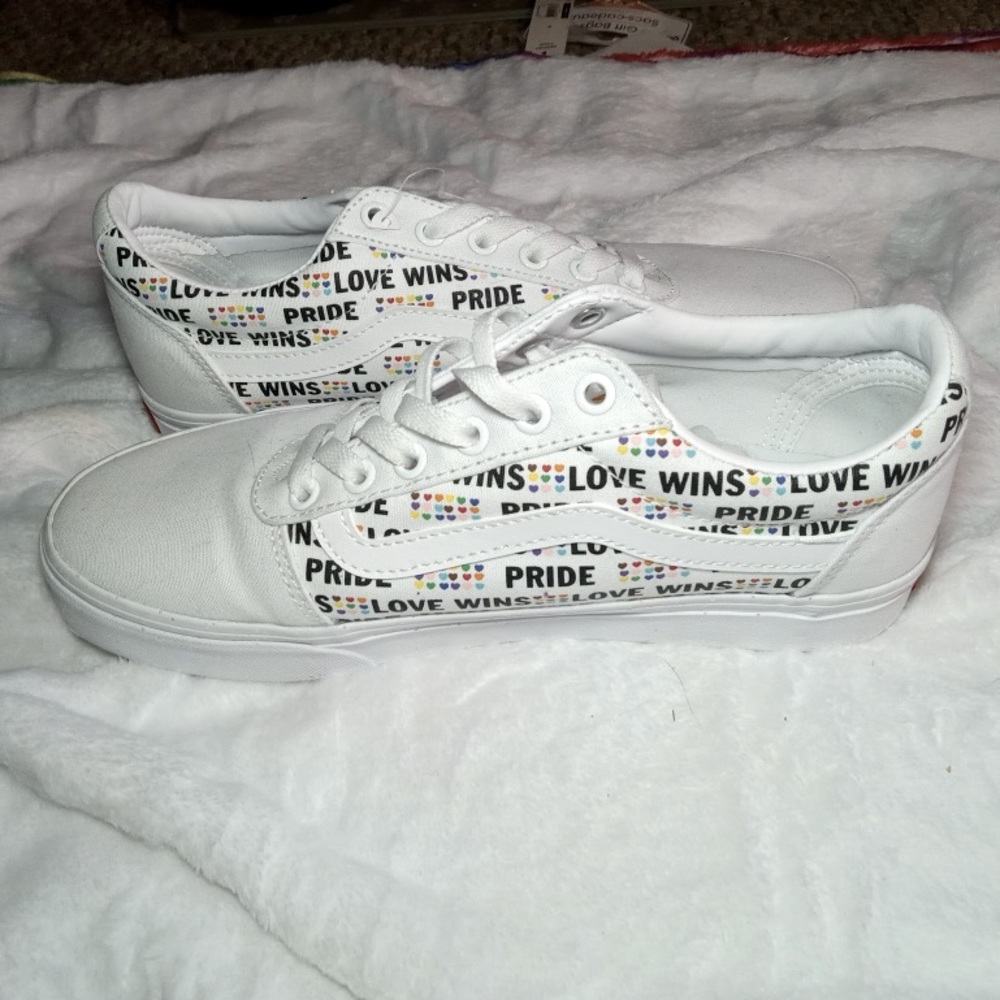 PRIDE themed Vans